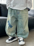 2024 Spring Vintage Loose Boy's Denim Pants