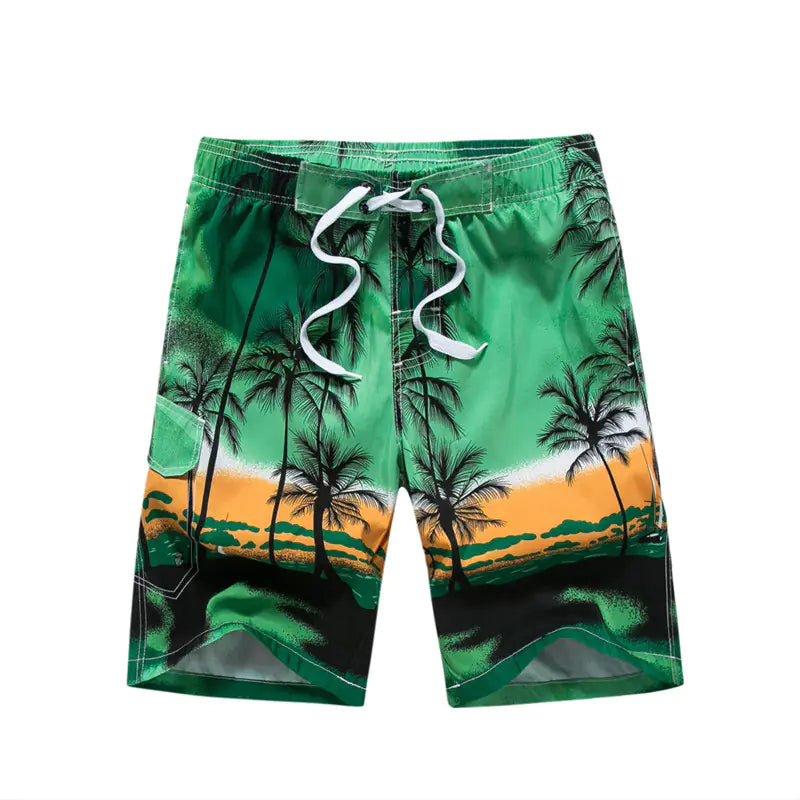 "Men's Casual Beach Pants - Personalized Printed Design"